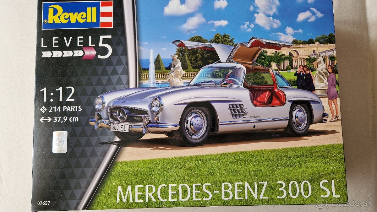 Mercedes Benz 300SL Gulwing 1:12