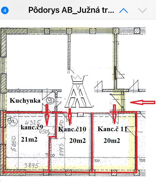 PRENÁJOM KANCELÁRIÍ, JUŽNÁ TRIEDA, KOŠICE JUH