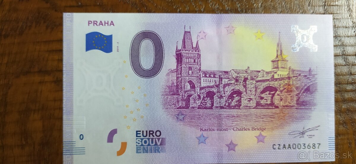 0€ bankovka Praha, Varšava, Freddie Mercury