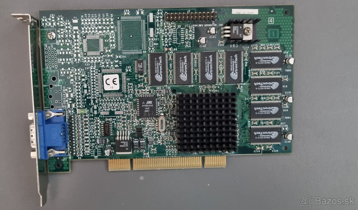 3DFX VOODOO3 3 AGP VGA grafická karta