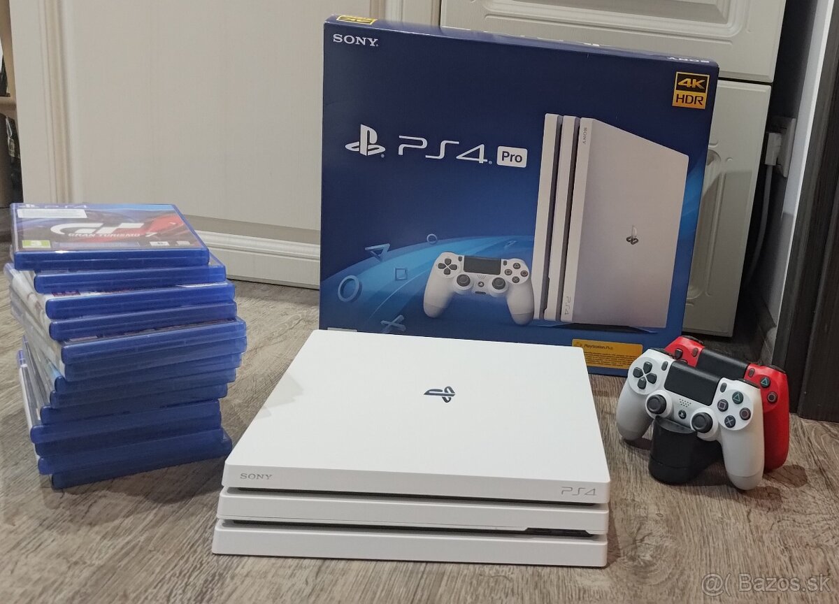 PS4 pro  glacier white 1tb