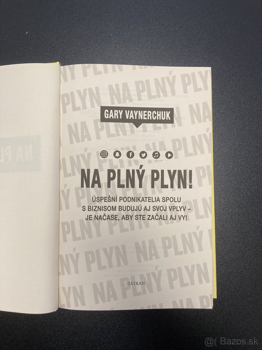 Predám knihu "Na plný plyn" od Garyho Vaynerchuka