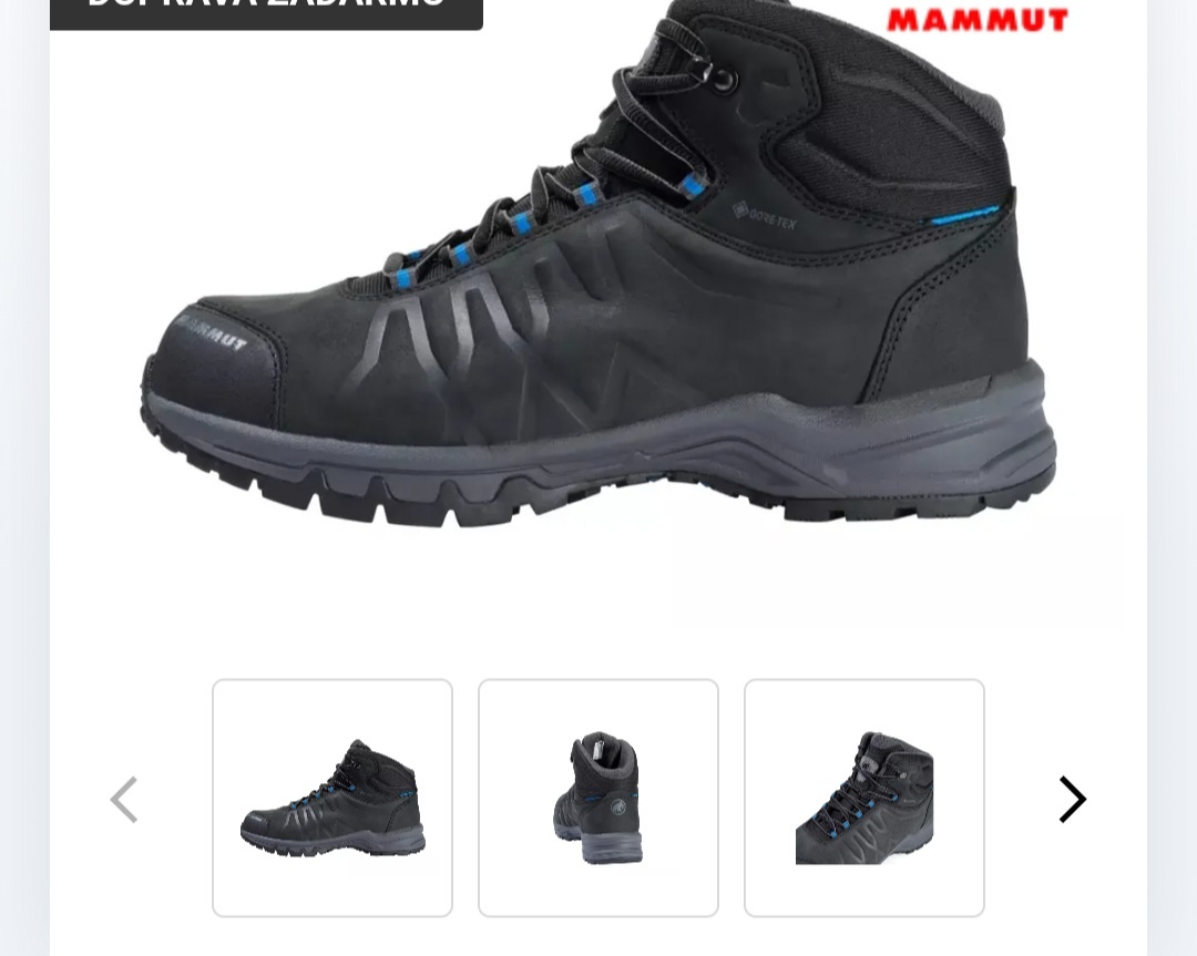 Mammut Mercury III Mid GTX black/dark gentian