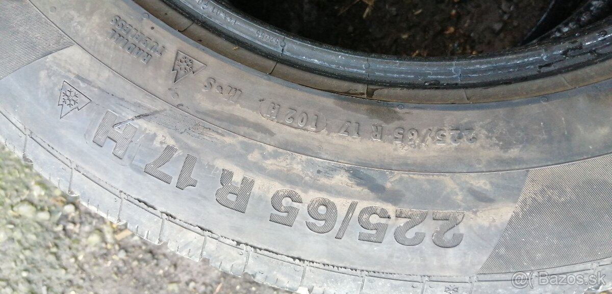 225/65 R17  Continental   zimné  gumy  2 kusy