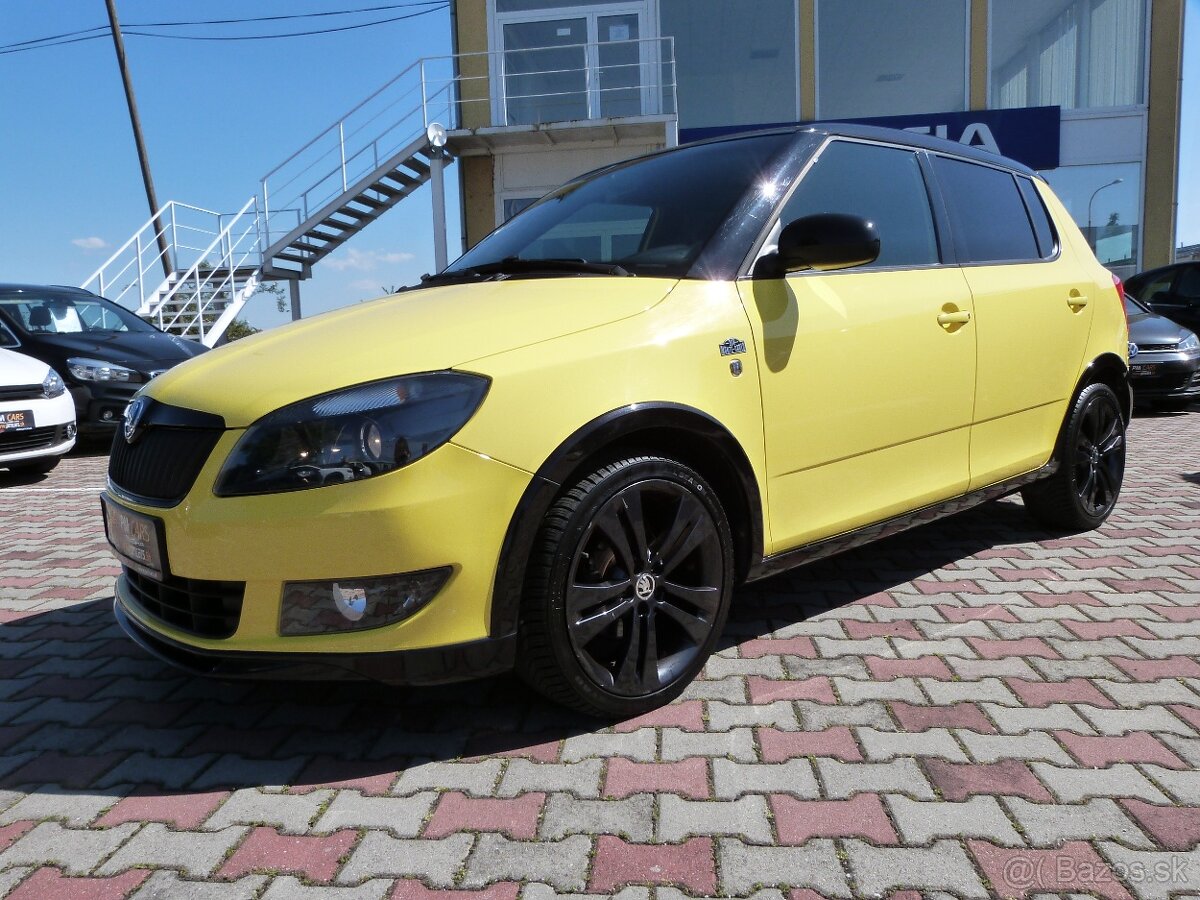 Škoda Fabia 1.2 TSI Monte Carlo Žltá RACE farba 