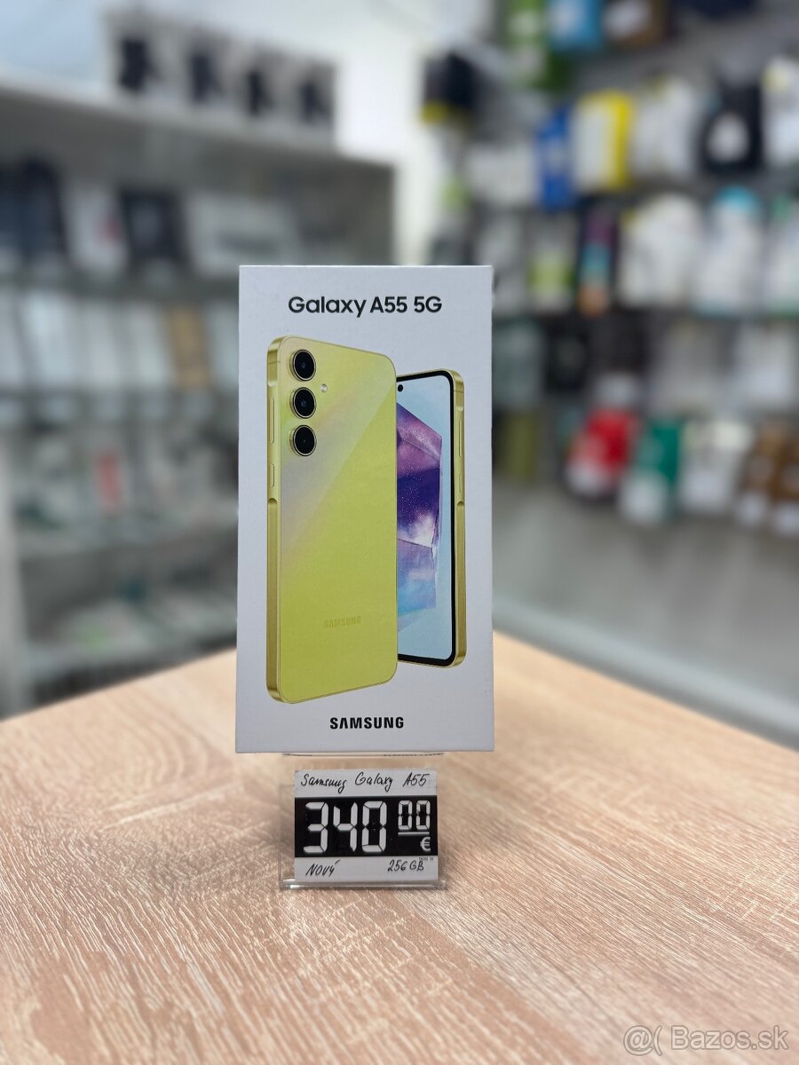 Samsung Galaxy A55 5g atraktívná žltá