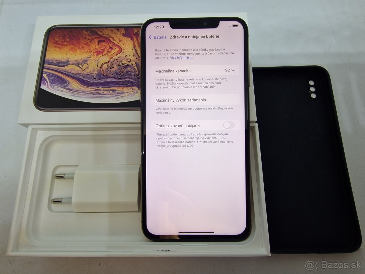 IPHONE XS MAX GOLD 64GB ZÁRUKA - VEĽMI PEKNÝ STAV