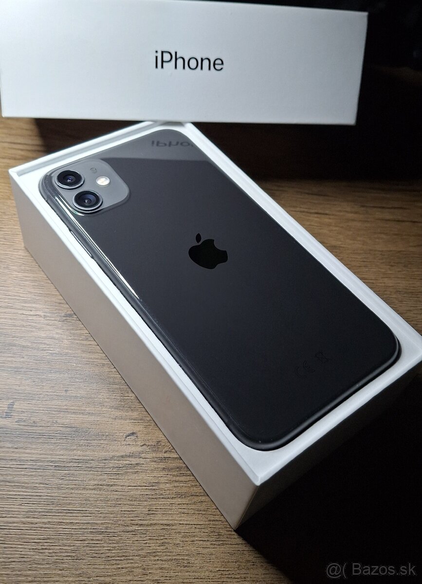 iPhone 11 64GB Black – NOVÁ BATÉRIA 100%