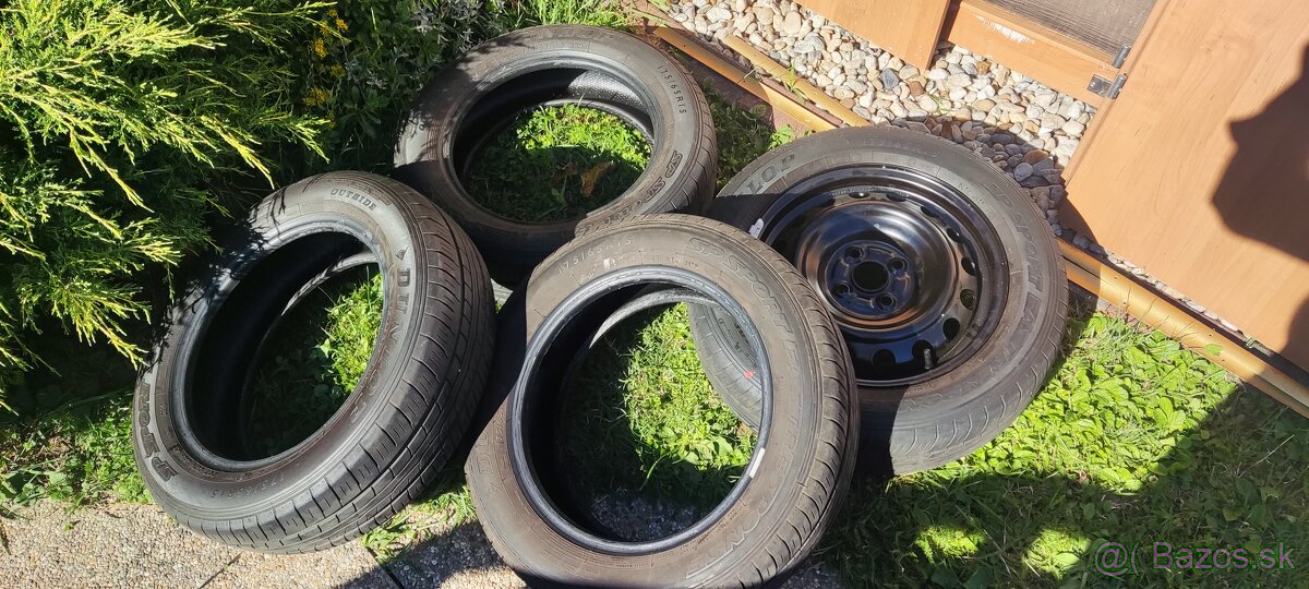 Predám pneumatiky Dunlop letné 175/65 R15