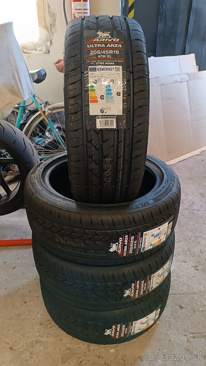 205/45 R16 letné pneumatiky DOT 2023