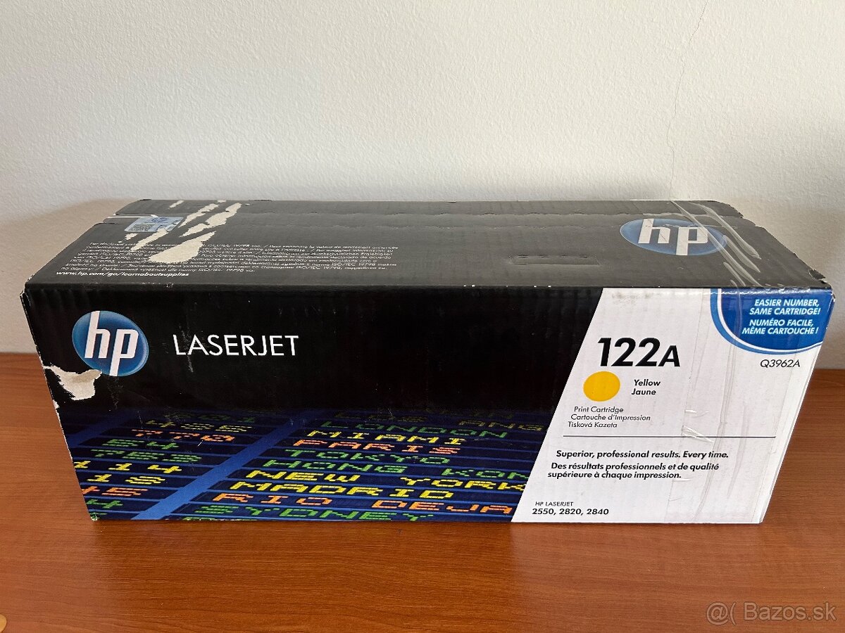 Predám nový originál HP žltý toner 122A (Q3962A)