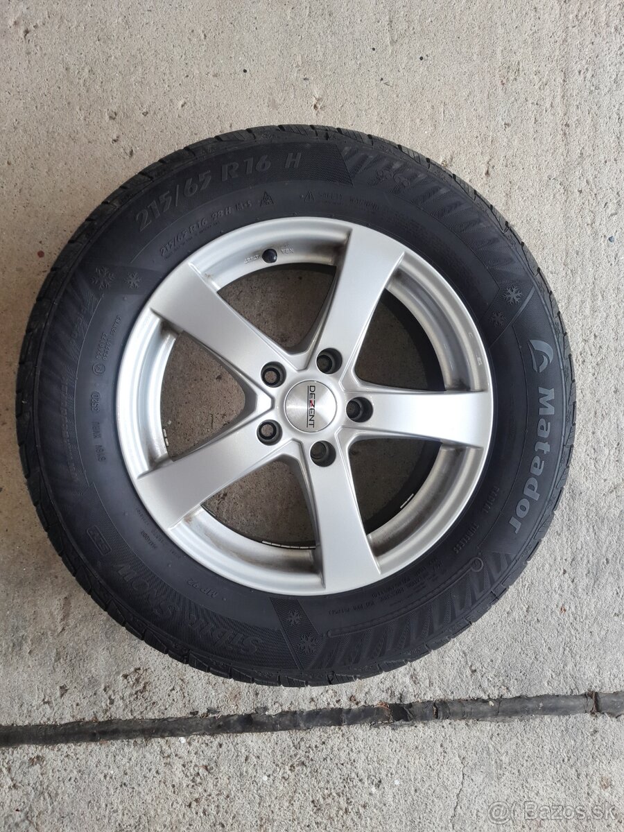 Dacia Duster 215/65 R16 zimné pneu.