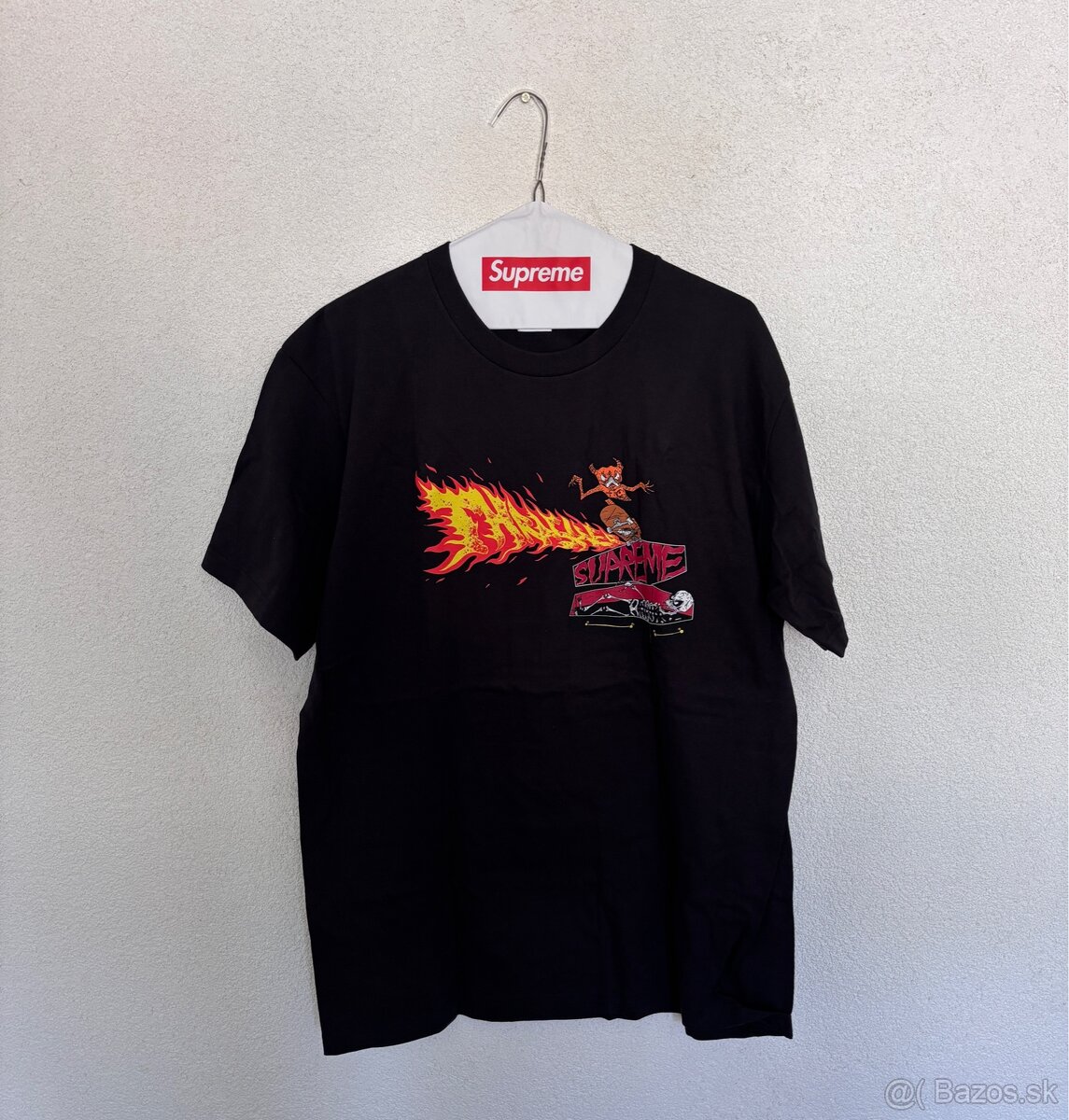 Supreme Black Back Tail Tee