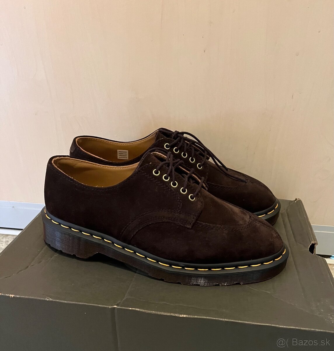 Dr. Martens 2046 Chocolate calf suede 40