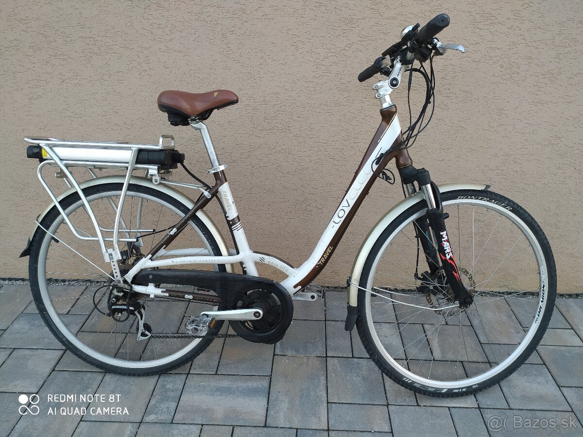 ELEGANTNÝ DÁMSKÝ ELEKTROBICYKEL LOVELEC TRAVEL