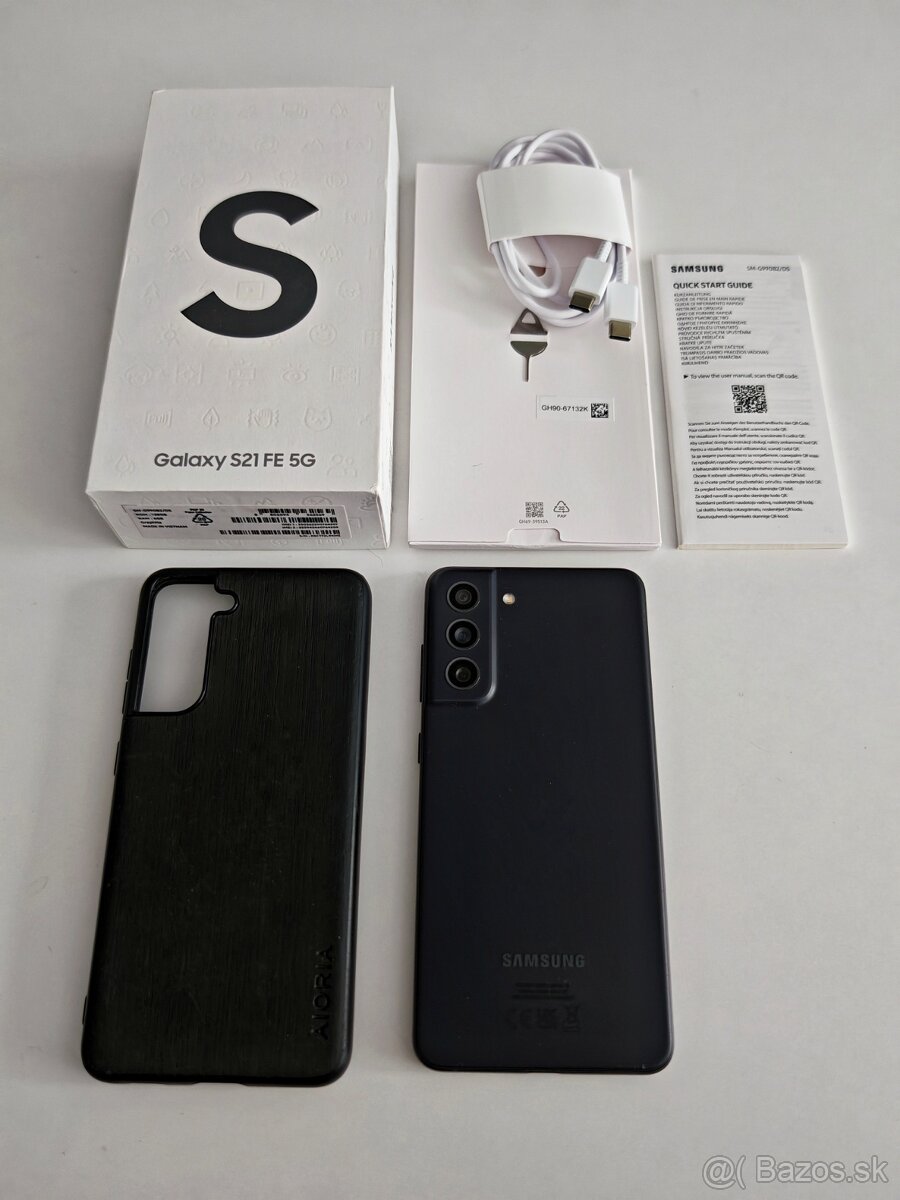 Samsung Galaxy S21 FE 5G, ako nový, komplet balenie