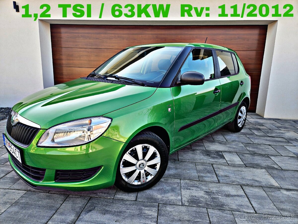 Škoda Fabia II 1.2 TSI 63kW rv: 11/2012