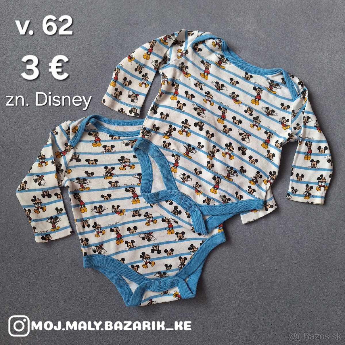 Body Disney pre dvojčatá (v. 62) 3 €