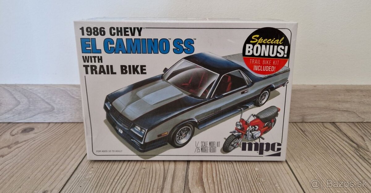 1/25 El Camino with Trial bike MPC