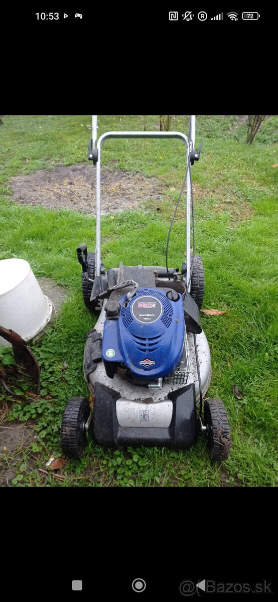 Predám kosačku briggs stratton 190cm3