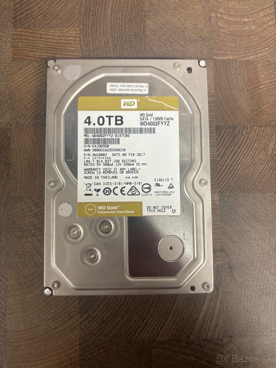 WD Gold 4TB