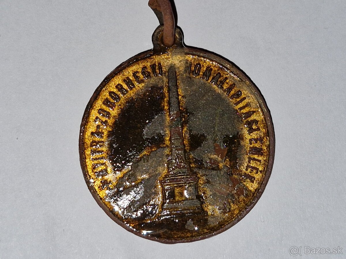 Medaila 1896 pozlátená