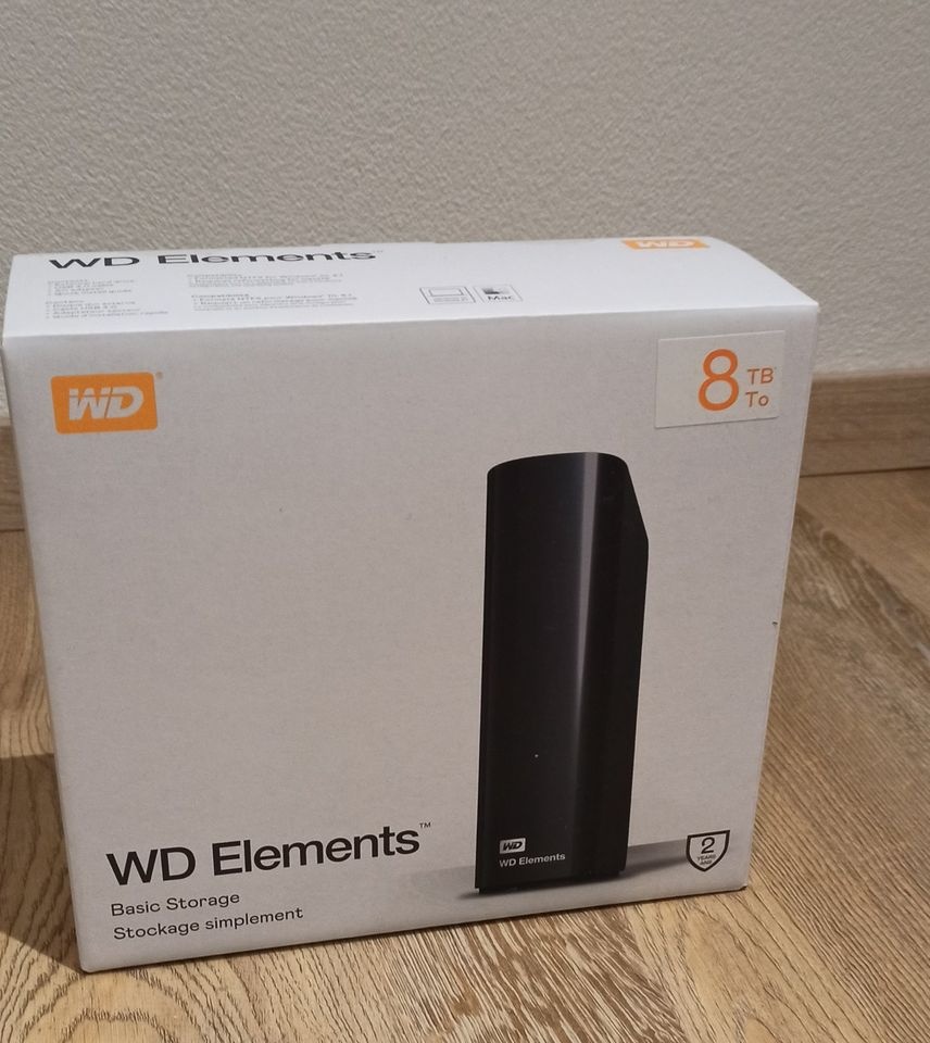 Externý disk WD Elements 8TB 3,5" 8TB