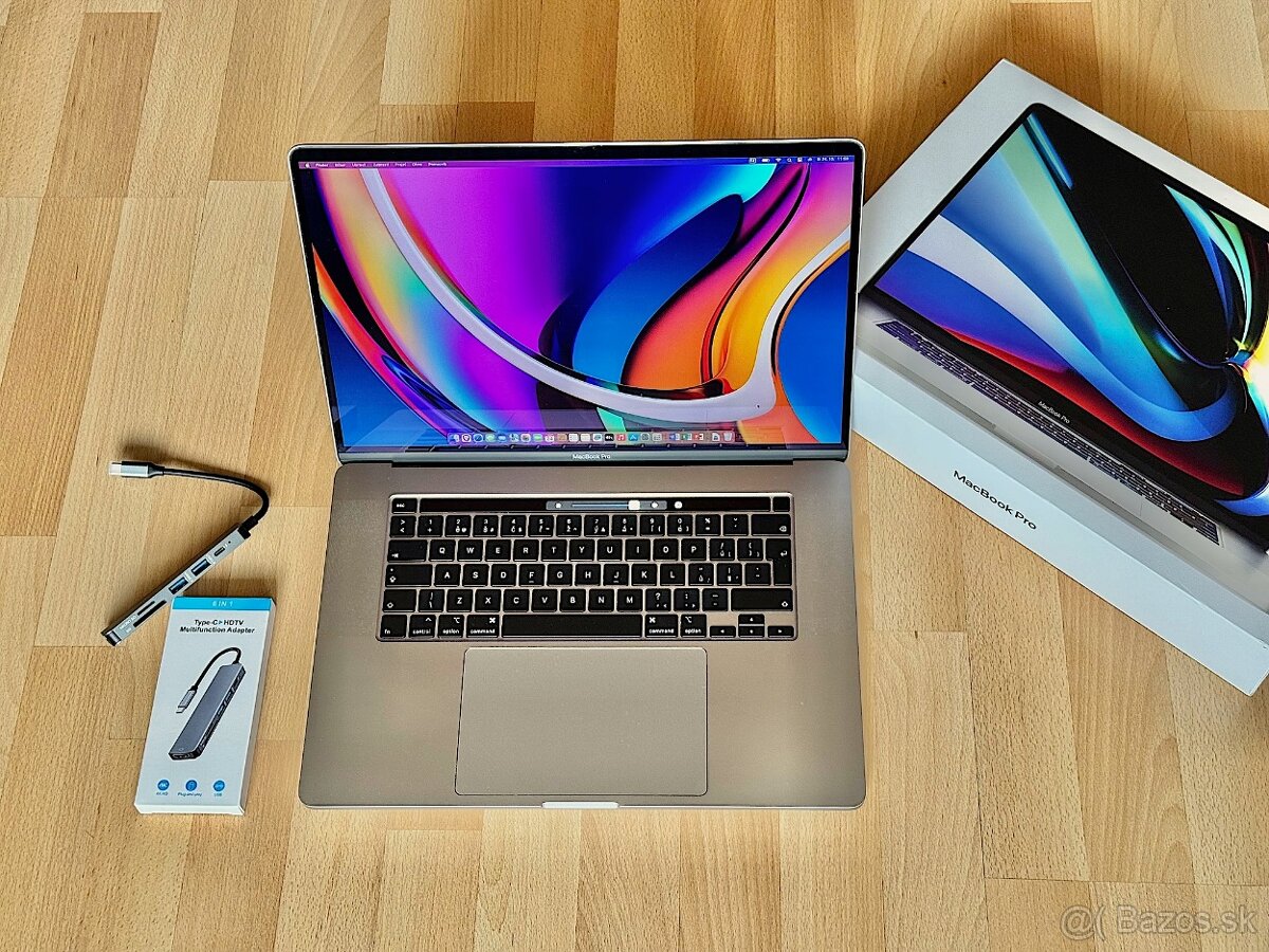 ZÁRUKA-MacBook Pro 16" 2.6GHz i7/16GB/512GB, TOP STAV