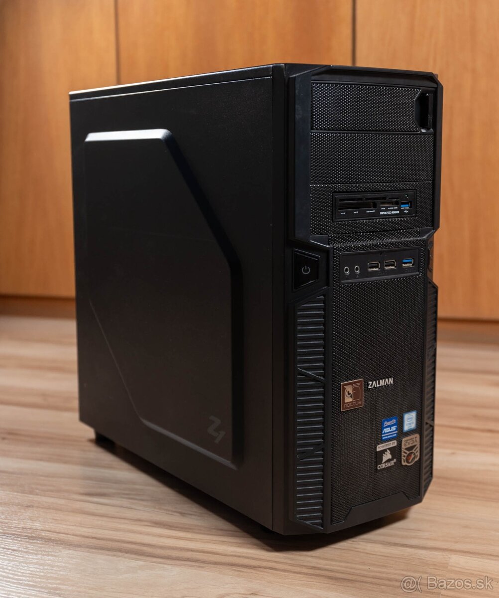 PC i7-6700, 16GB RAM. GTX1060 3GB, 512GBSSD, 1TB HDD