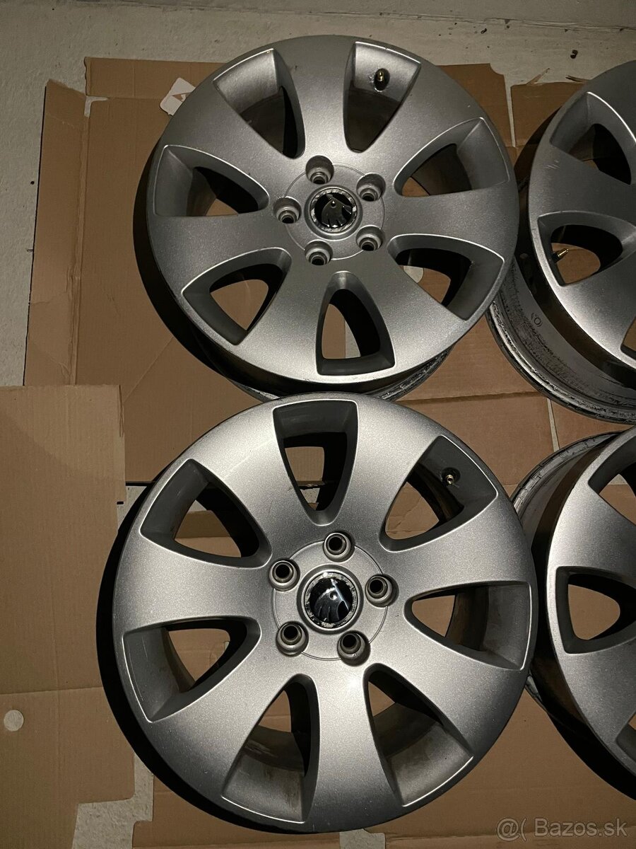 Sada elektronov 5x112 R16 Originál Škoda