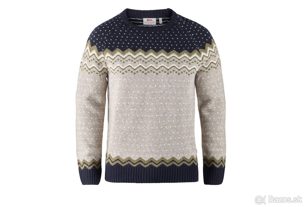 Vlnený sveter Fjallraven Ovik Knit Sweater W