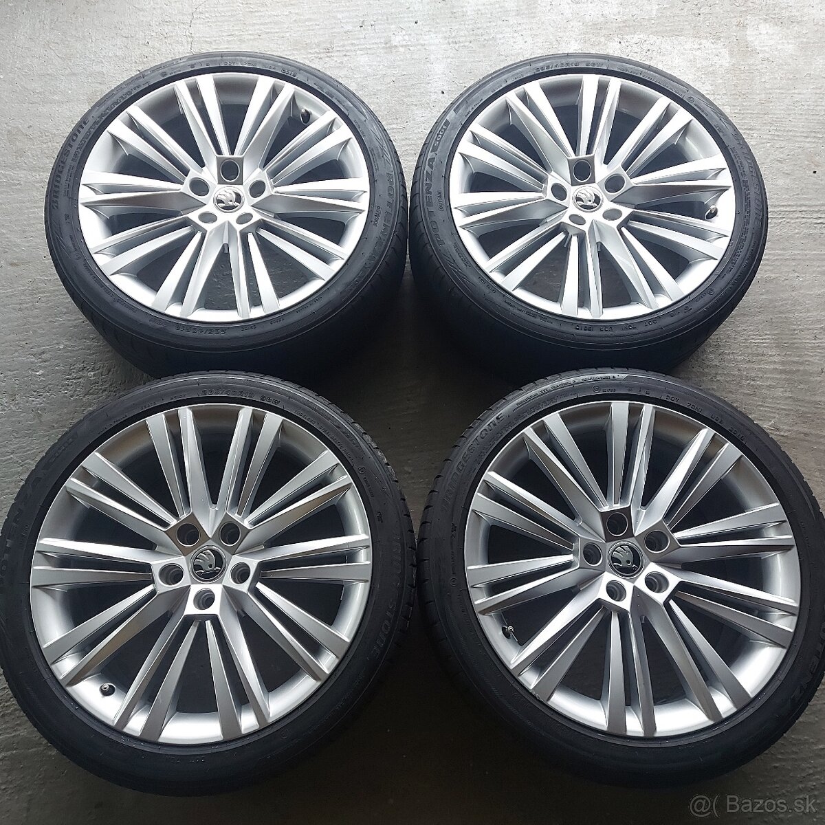 19"Elektróny originál Škoda Superb III 5x112 Canopus