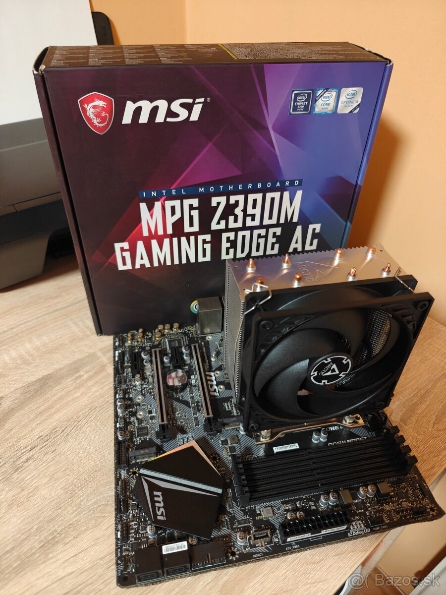 MSI MPG Z390M Wi-Fi + i5 8600k + chladič + 16GB DDR4