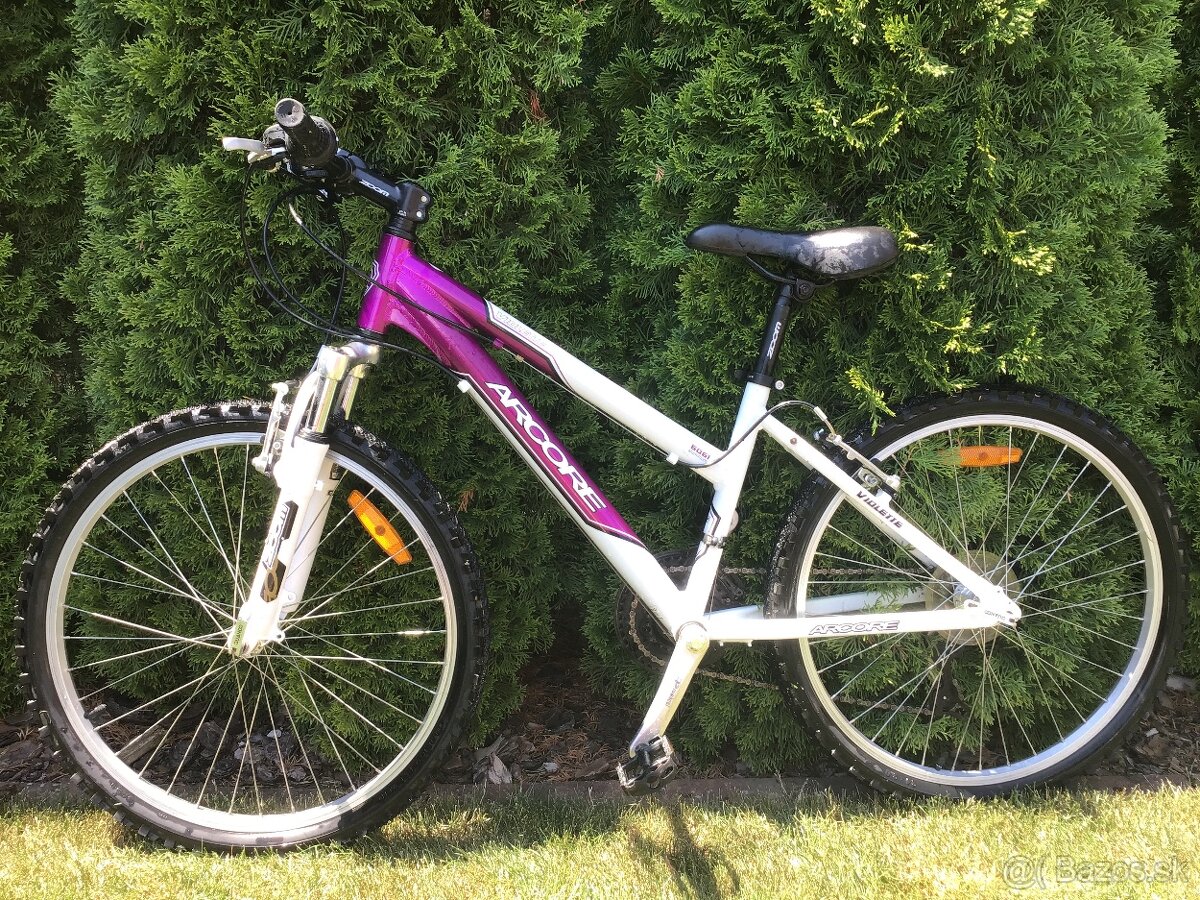 Bicykel Arcore Violette veľkosť 24