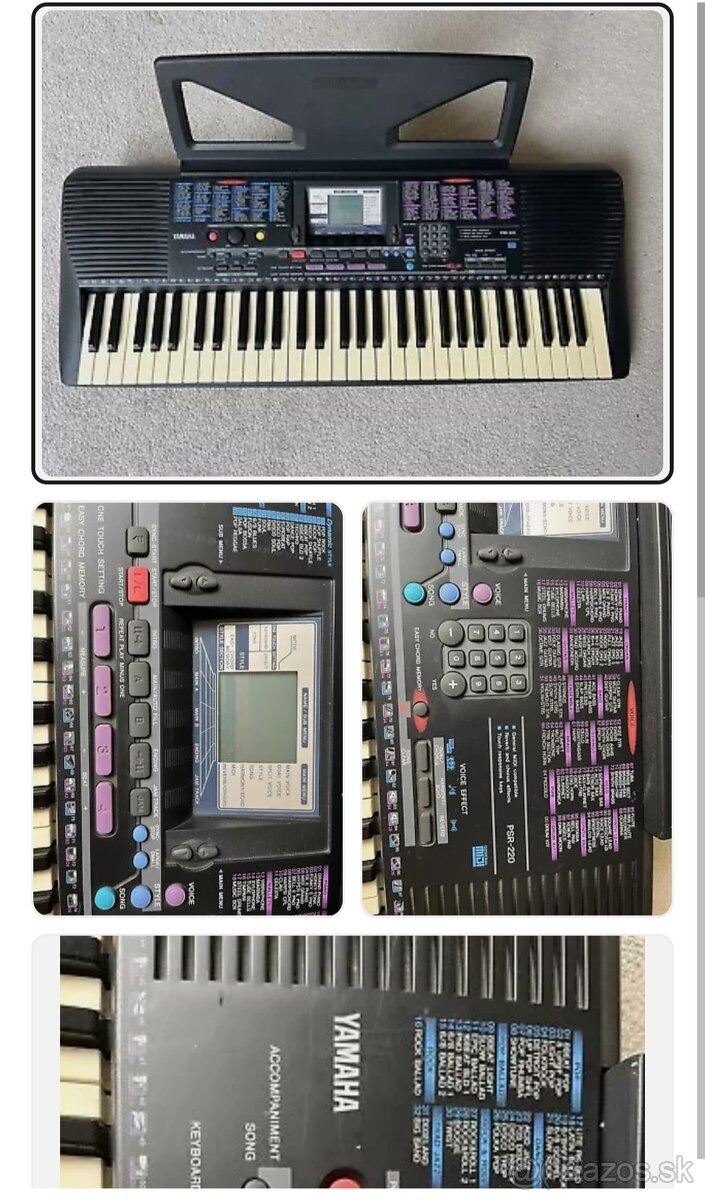 Predám yamaha psr 220