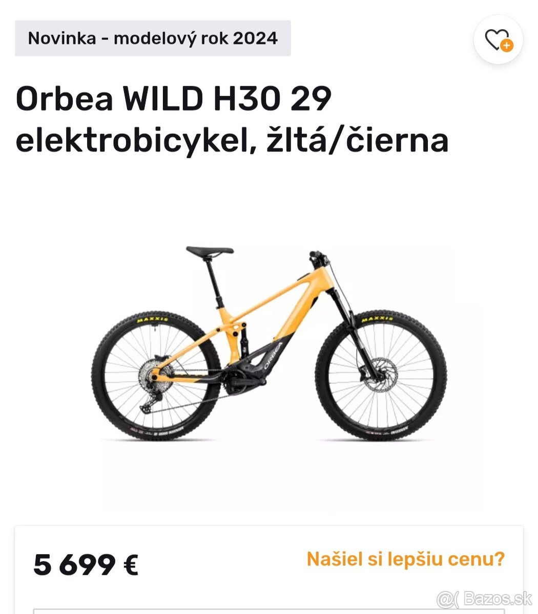 Orbea Wild H30 29" Full E-MTB