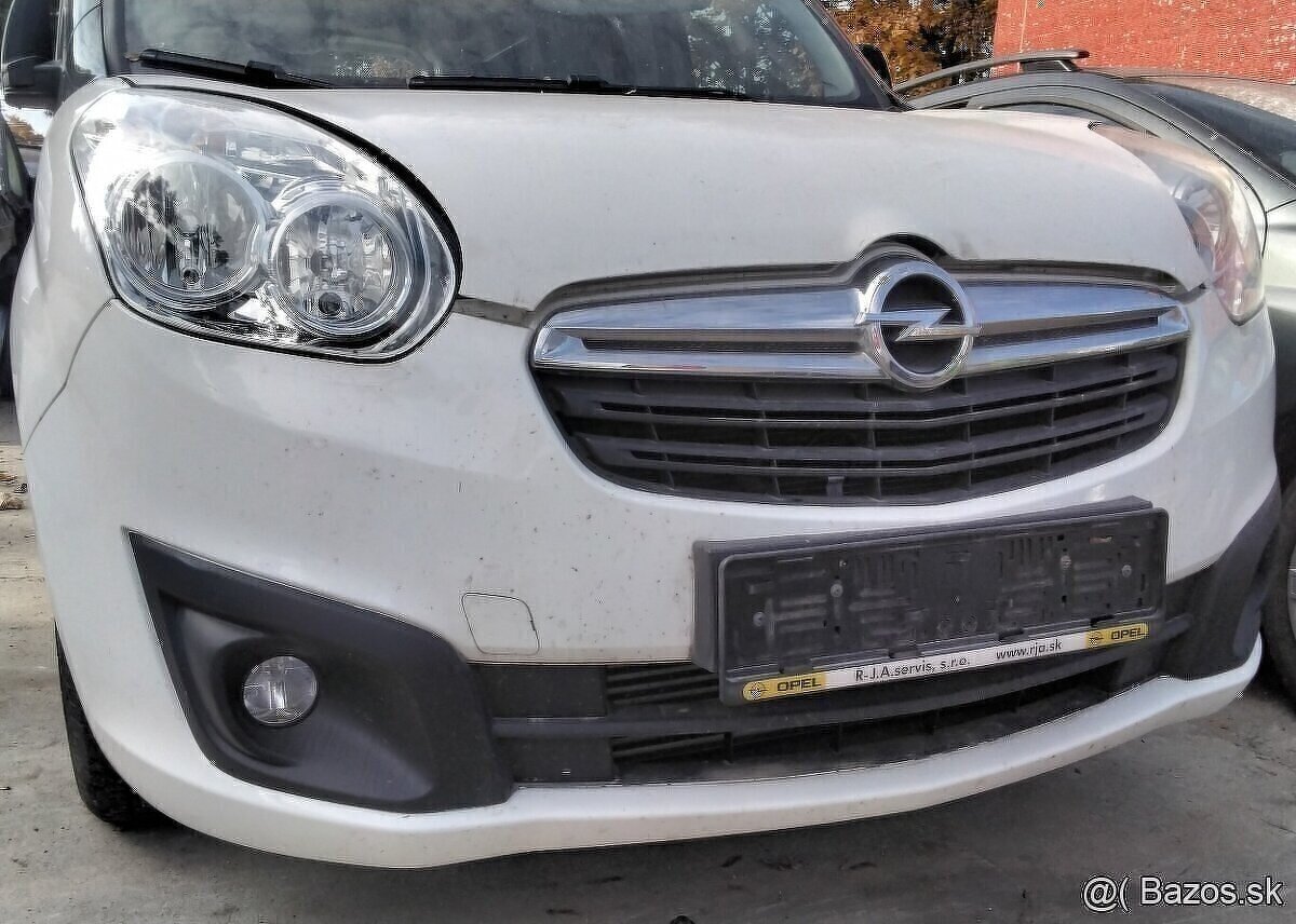 OPEL COMBO 1.6 CDTI 2015 predám KAPOTA, NÁRAZNÍK, SVETLO, DV