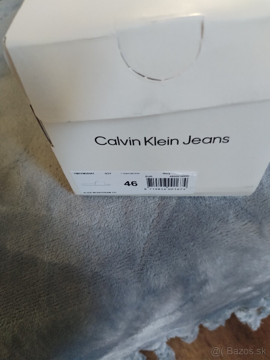 Predám lacno šľapky calvin klein č 46