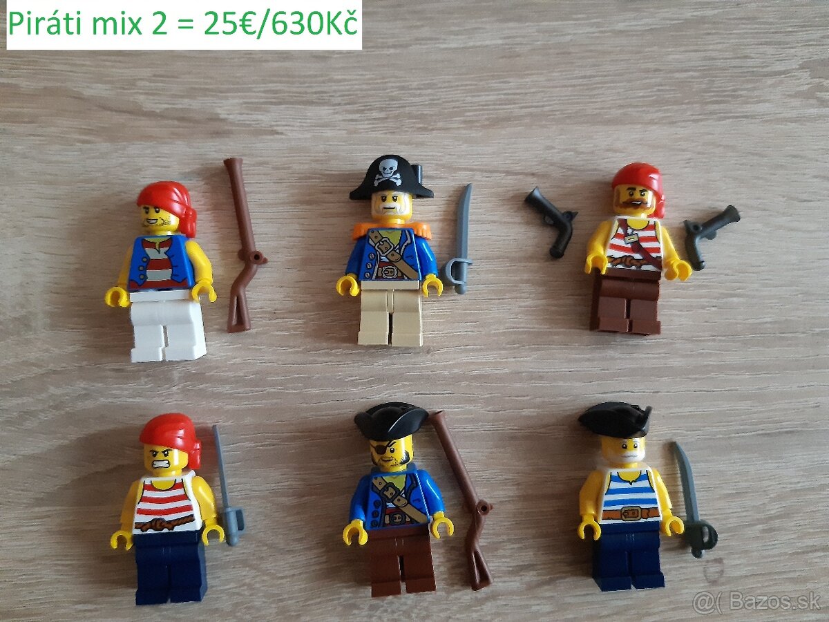 Predám LEGO mix nových a nehraných figúrok pirátov 2