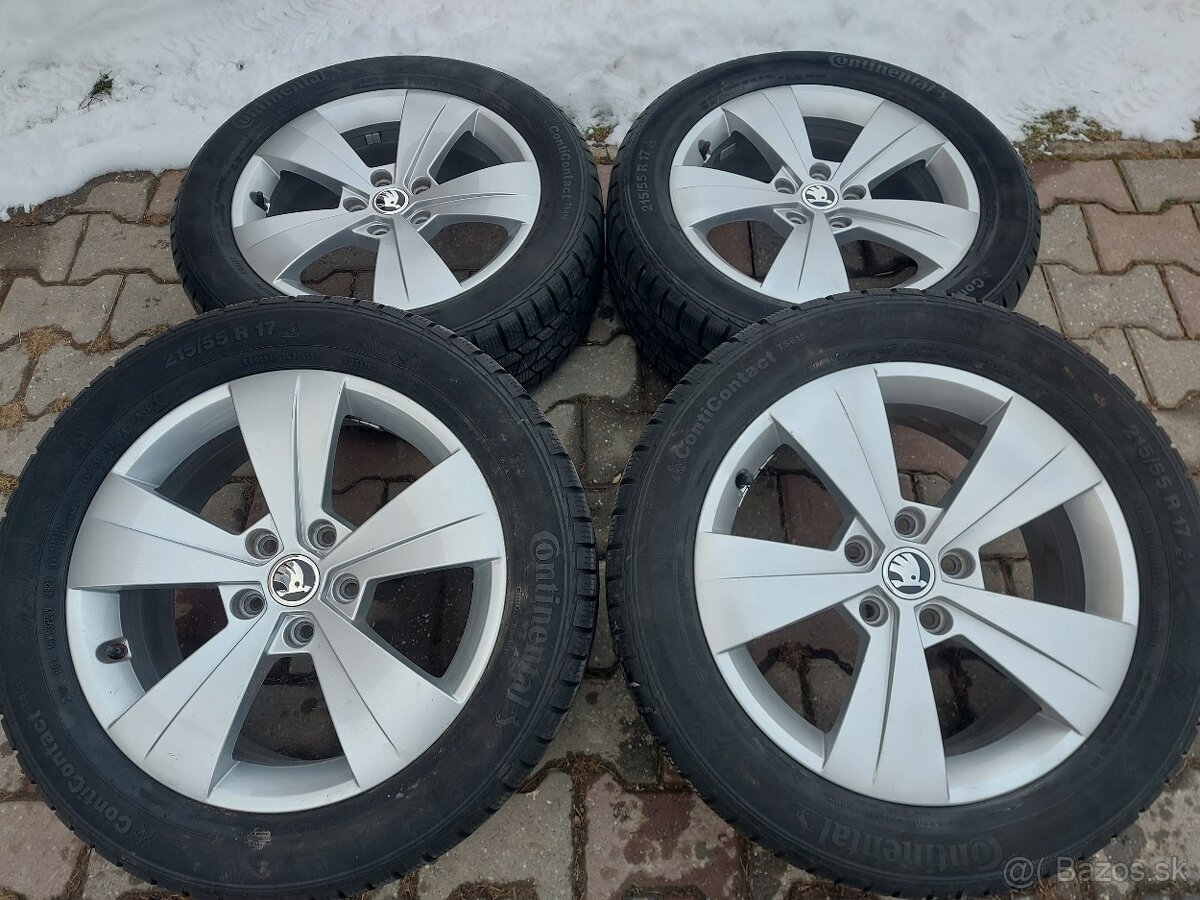 Originálne disky 5x112 17" ŠKODA SUPERB III (Triton)