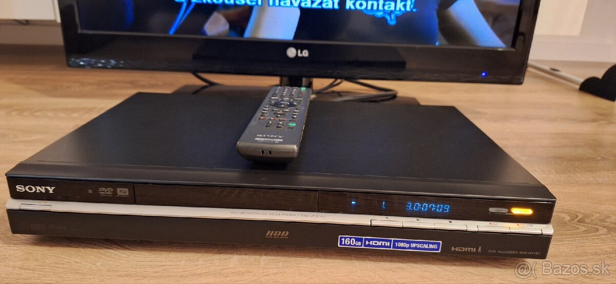 DVD prehrávač/rekordér (Sony RDR-HX 780)