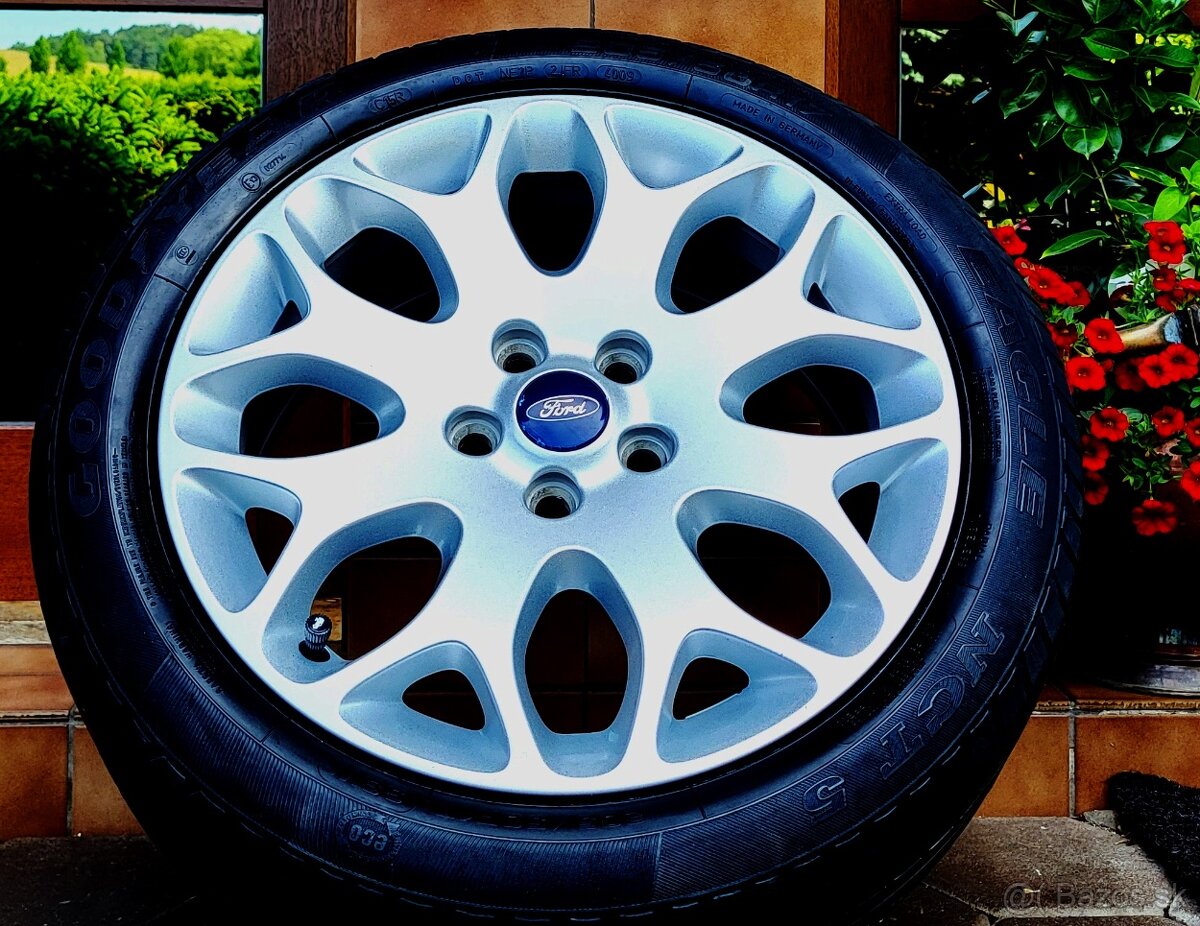 alu R17 5x108, pneu 205/50, orig. Ford Focus, Volvo V50, S50