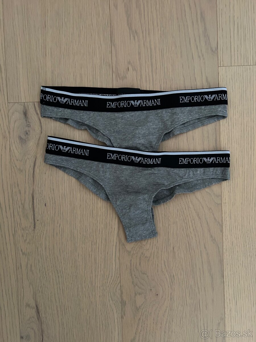 Emporio Armani 2 pack nohavičiek brasilian briefs