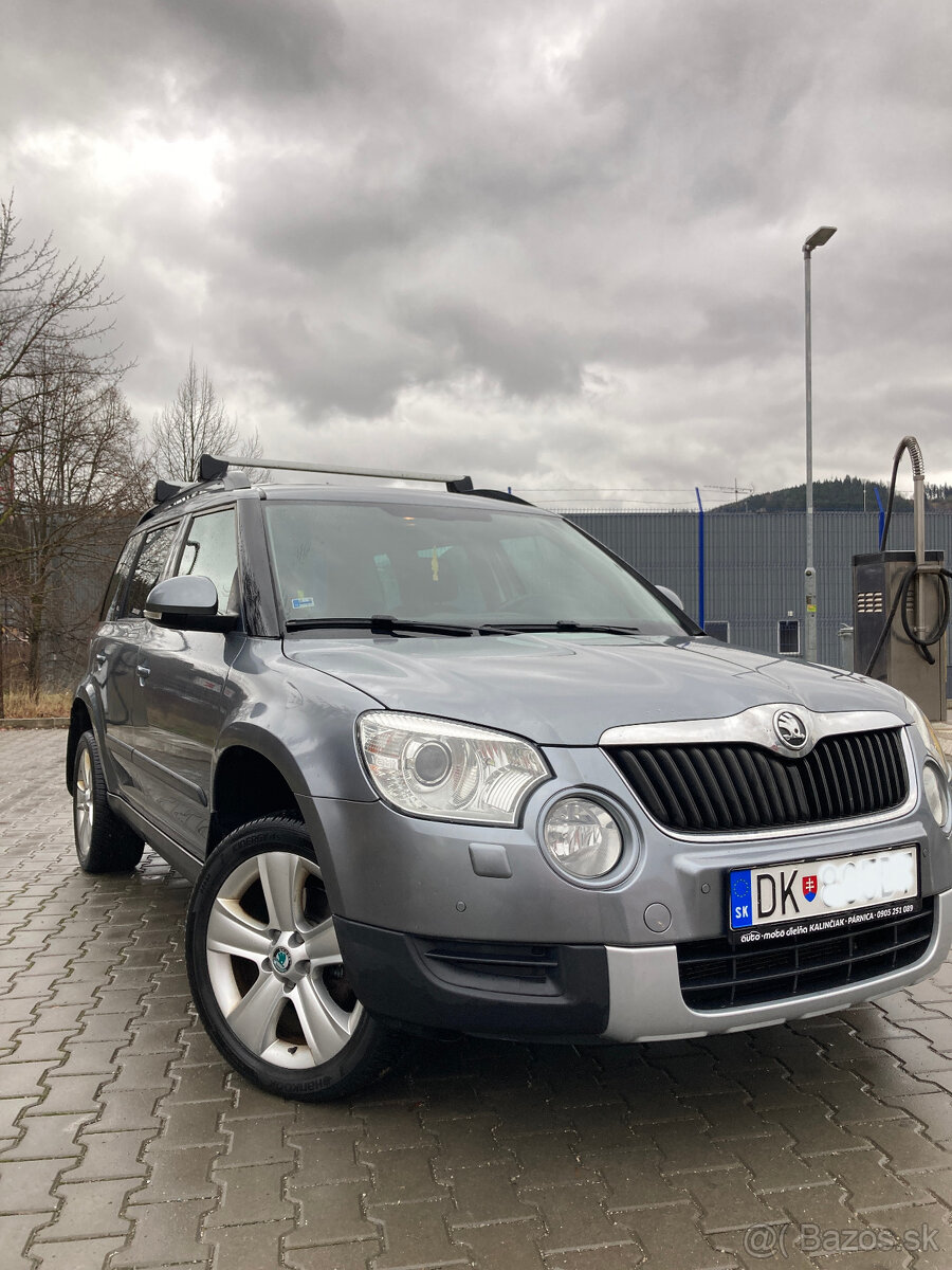 Škoda YETI 4x4 2.0TDi 103kW, r.v. 2011