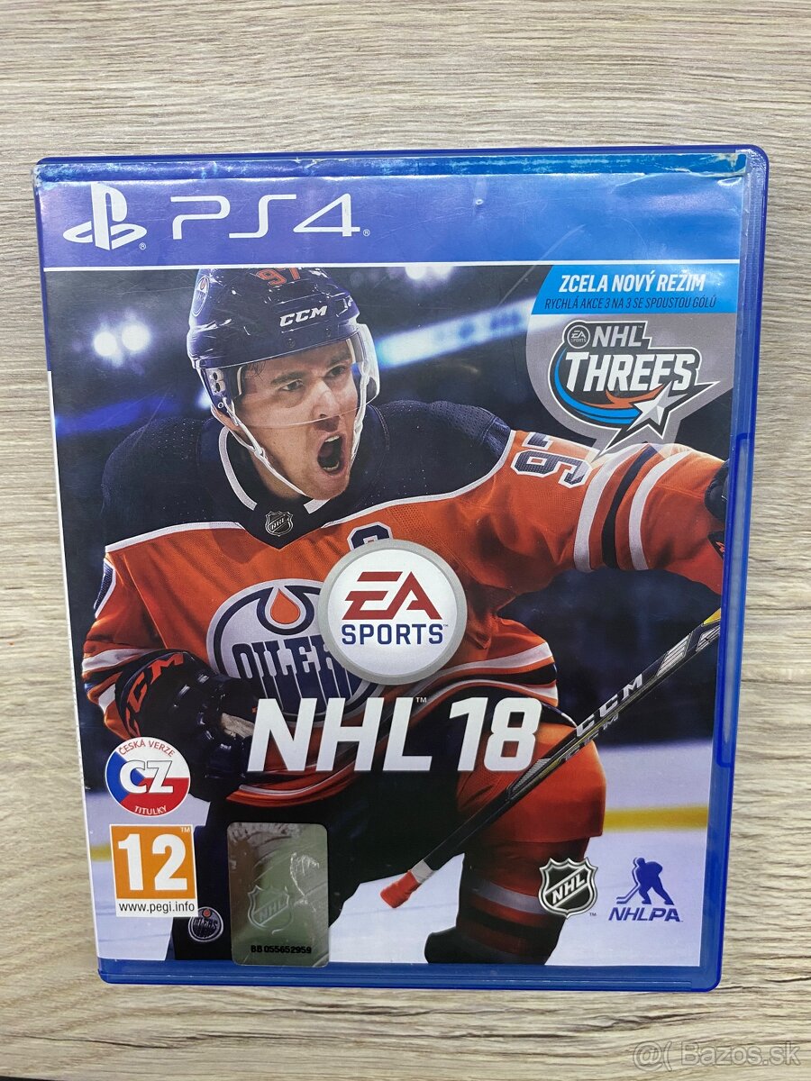 Predám hru na PS4 NHL 18