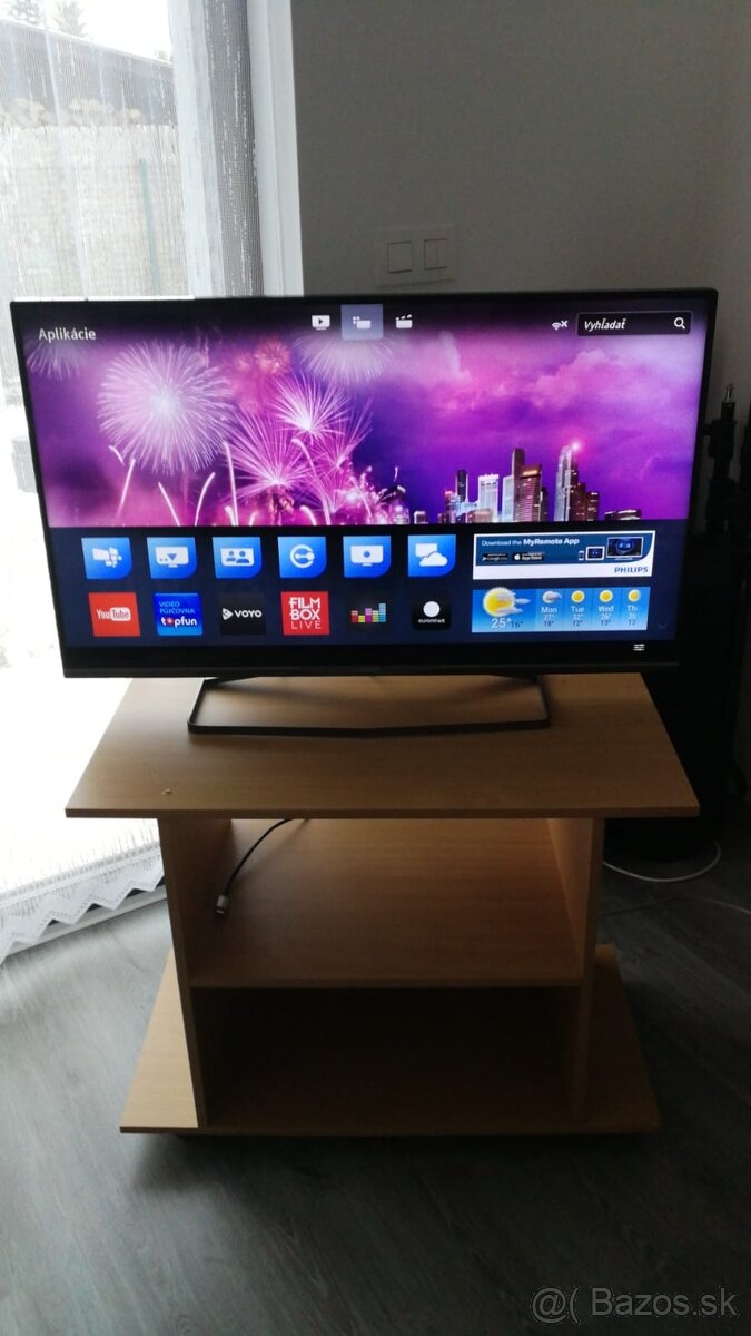 4K TV 40" 3D obraz+2xAktivne okuliare Philips 40PUS6809/12