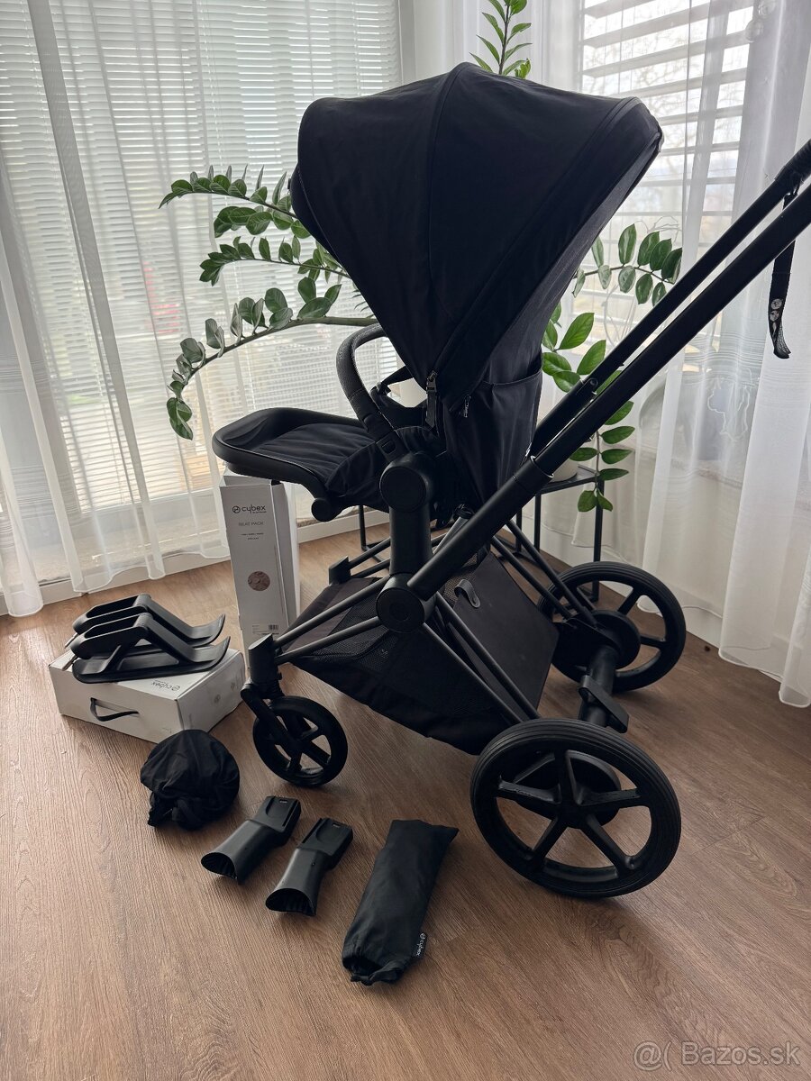 Cybex E-priam Matt Black 2022