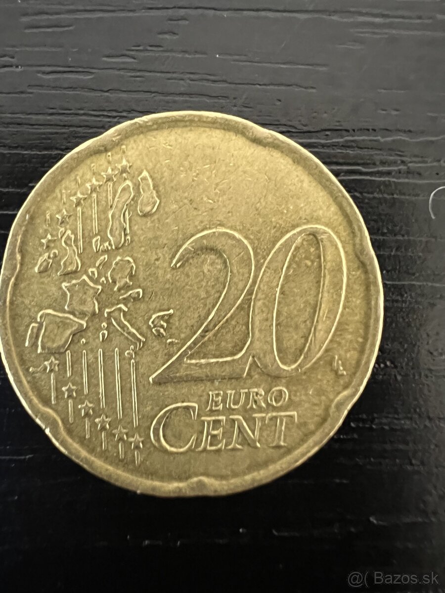 0.20 euro cent Italy 2002