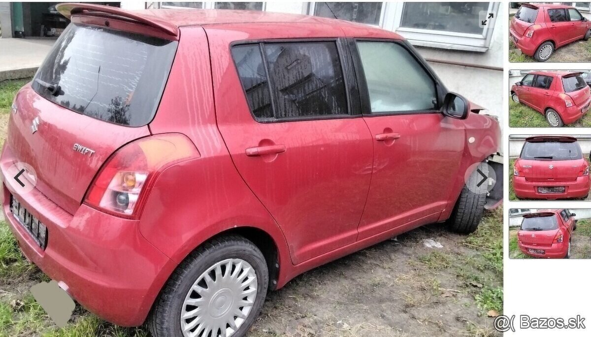 predám MOTOR M15A Suzuki Swift 1.5 2008 DVERE, PREVODOVKA 5