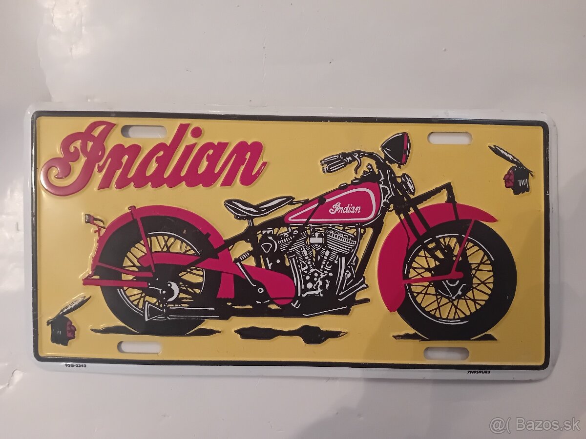 Tabuľka motocyklová Indian